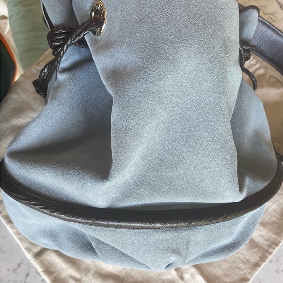 RARE LANCEL PARIS BB Brigitte Bardot bag. Suede blue. - Picture 16 of 16